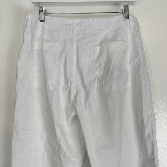 Frank & Eileen White Cropped Pants - Picture 10 of 14